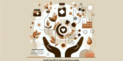 Illustration of Enhances glucose uptake