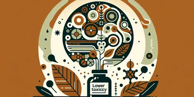 Illustration of Lower toxicity