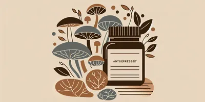 Illustration of antidepressant