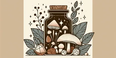 Illustration of mineral-rich